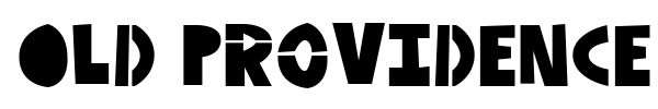 Old Providence font preview